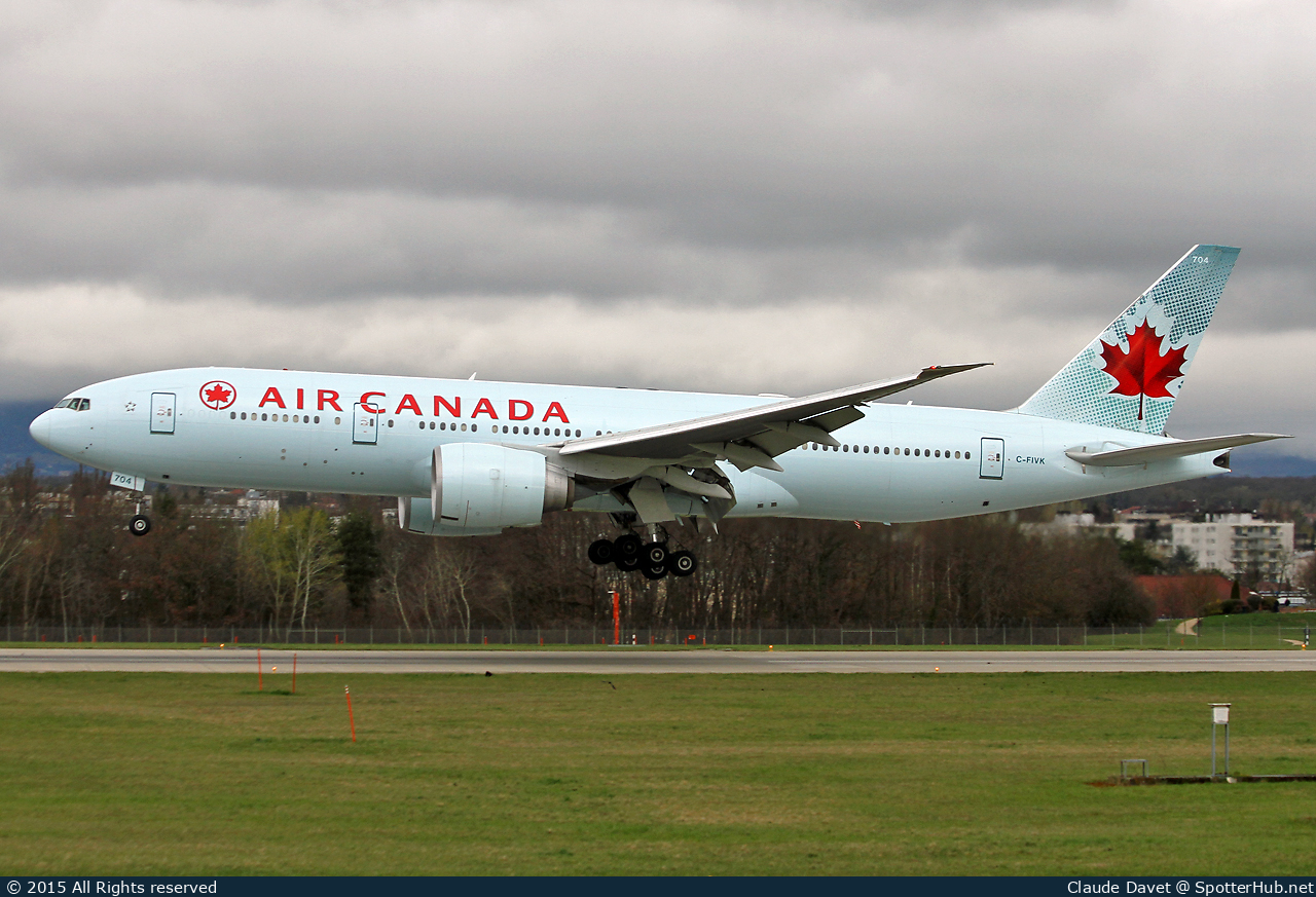 Photo of C-FIVK - Boeing 777-233(LR) operated by Air Canada