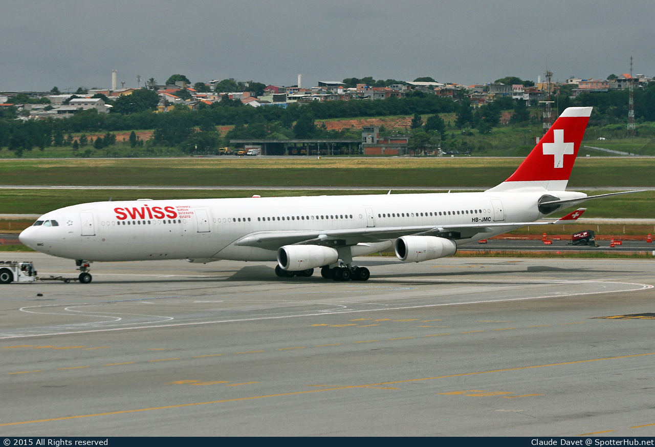 Photo of HB-JMC - Airbus A340-313 operated by Swiss International Air Lines