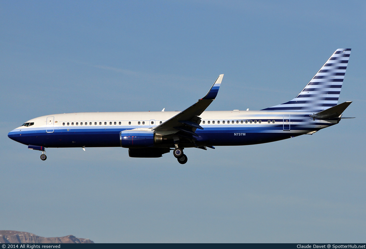 Photo of N737M - Boeing 737-8EQ(BBJ2) operated by EIE Eagle Inc.