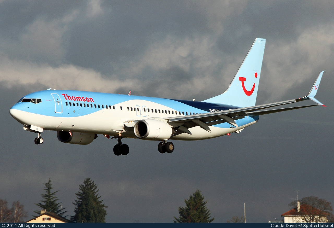 Photo of G-FDZS - Boeing 737-8K5 operated by Thomson Airways