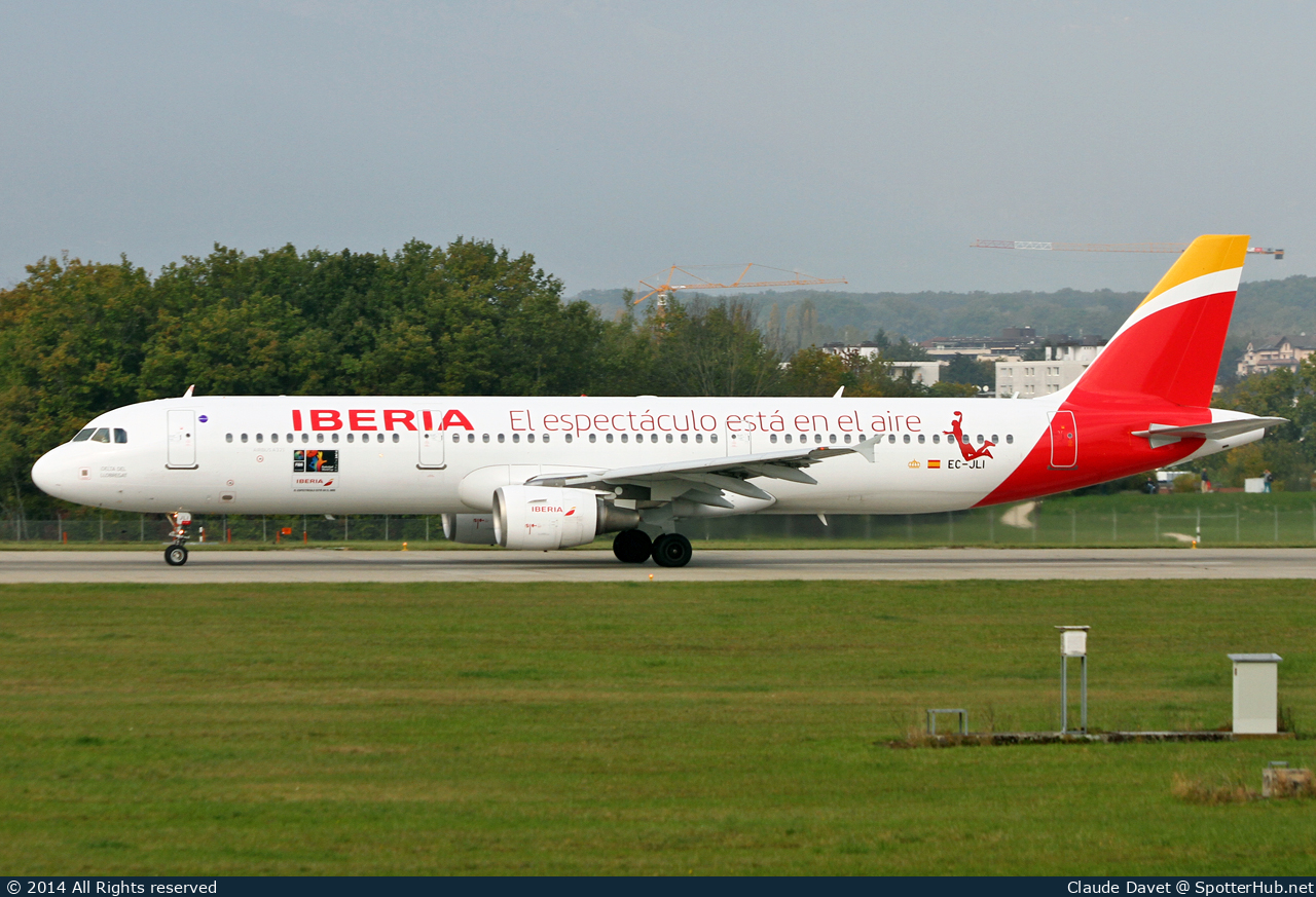 Photo of EC-JLI - Airbus A321-213 operated by Iberia