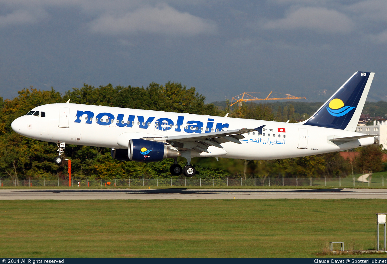 Photo of TS-INQ - Airbus A320-214 operated by Nouvelair