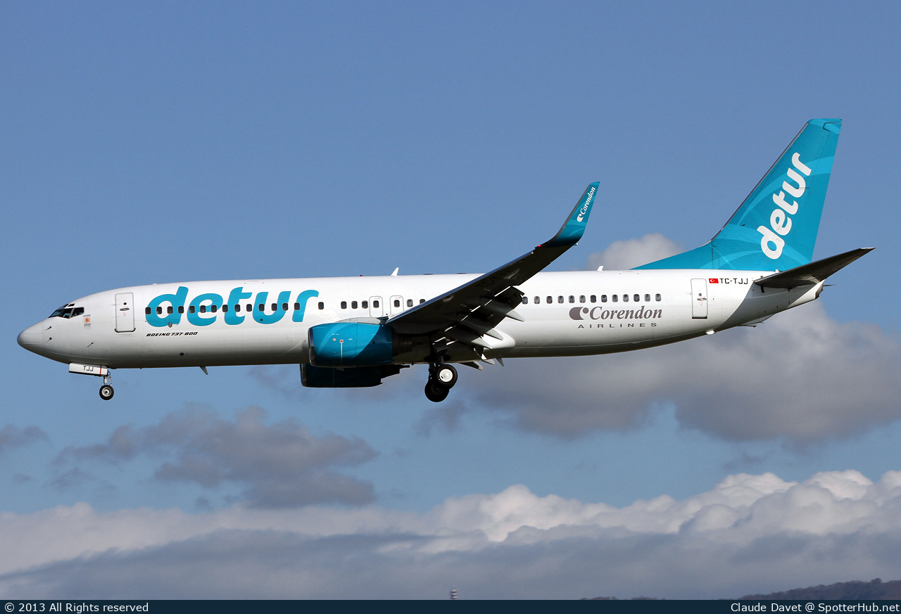 Photo of TC-TJJ - Boeing 737-8S3 operated by Corendon Airlines