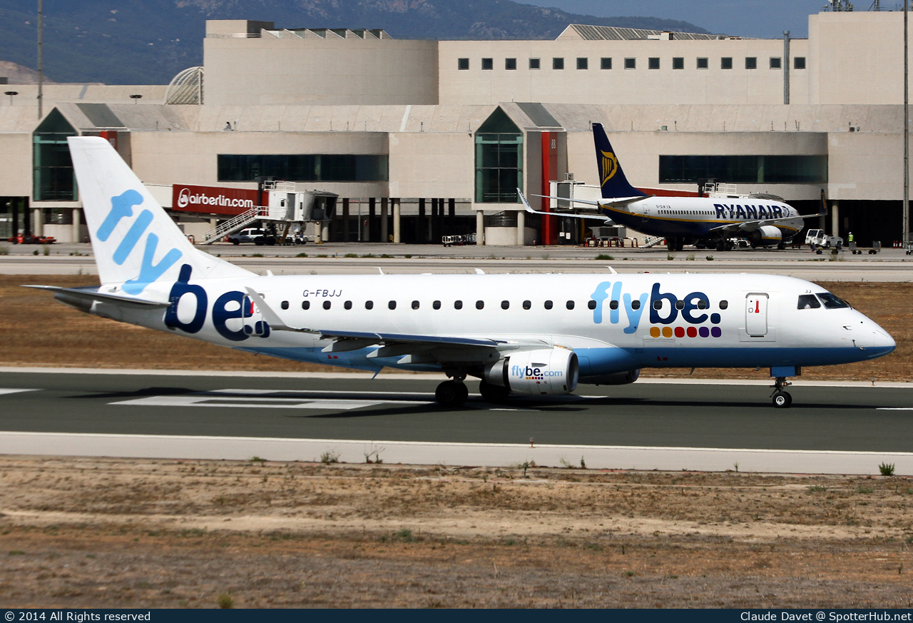Photo of G-FBJJ - Embraer ERJ-175STD operated by flybe