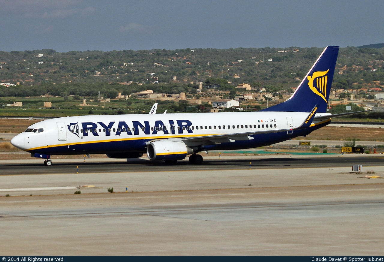 Photo of EI-DYS - Boeing 737-8AS operated by Ryanair
