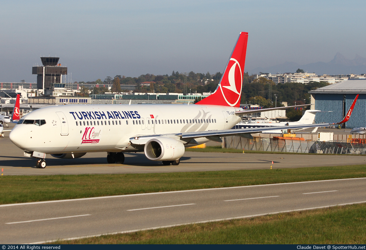 Photo of TC-JVD - Boeing 737-8F2 operated by Turkish Airlines