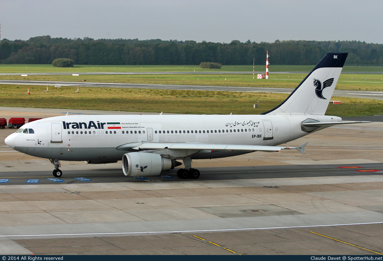Photo of EP-IBK - Airbus A310-304 operated by Iran Air
