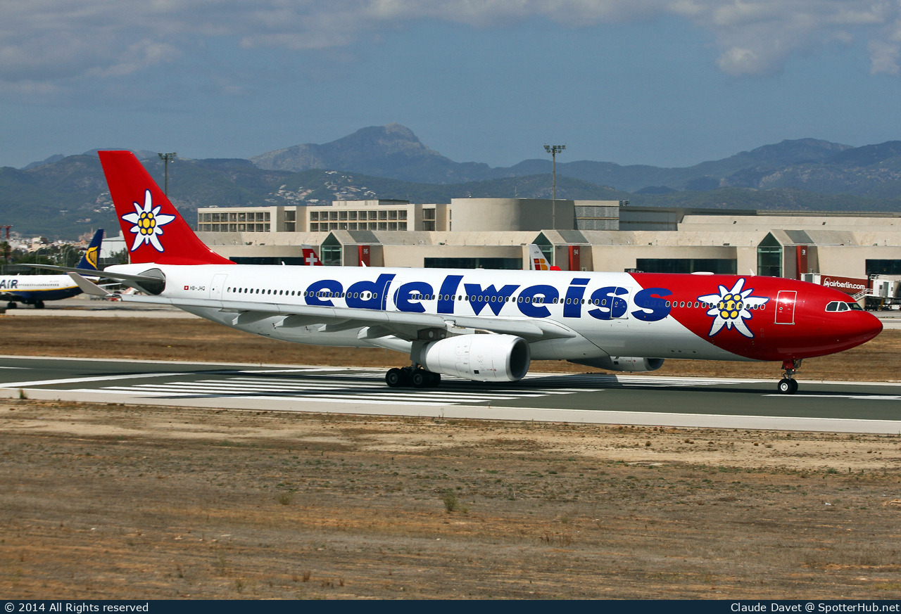 Photo of HB-JHQ - Airbus A330-343 operated by Edelweiss Air