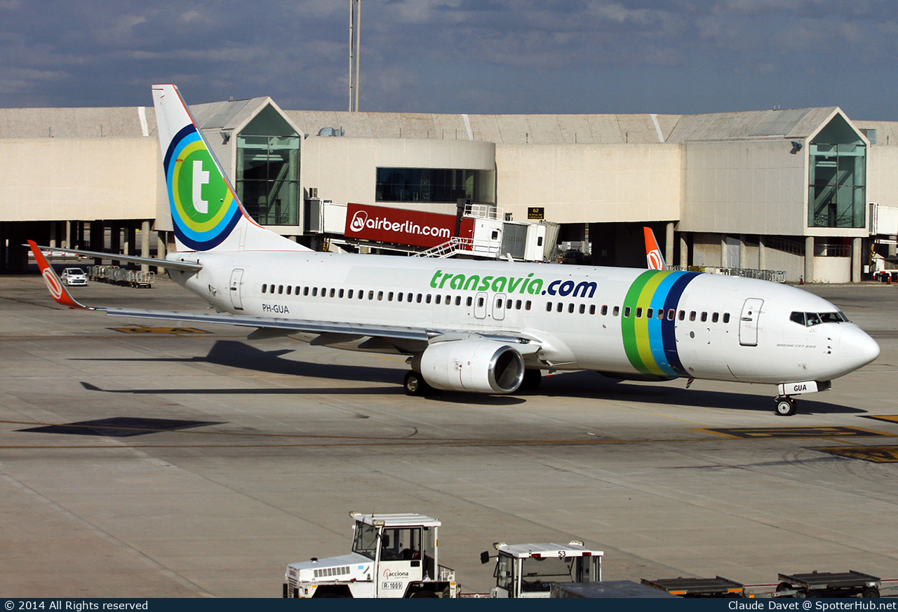 Photo of PH-GUA - Boeing 737-8EH operated by Transavia
