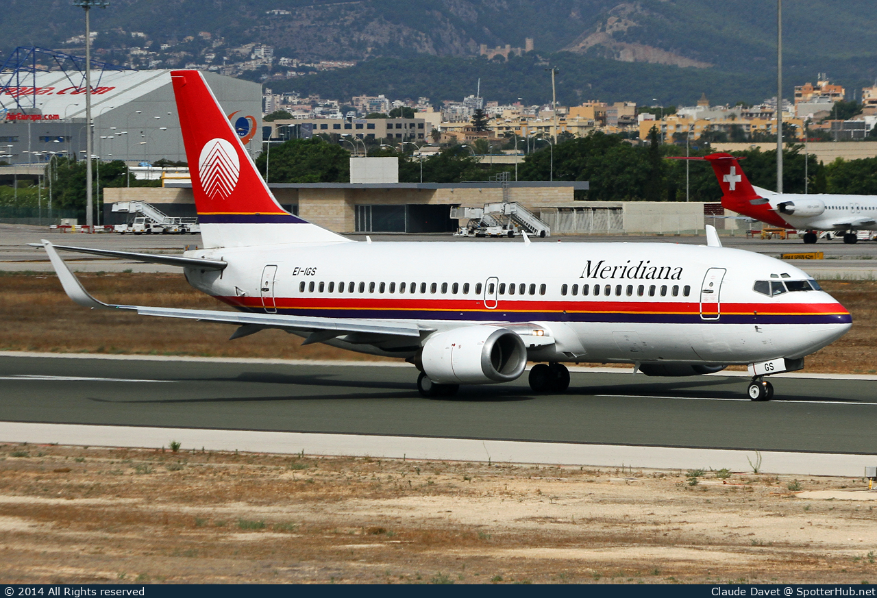 Photo of EI-IGS - Boeing 737-36N operated by Meridiana