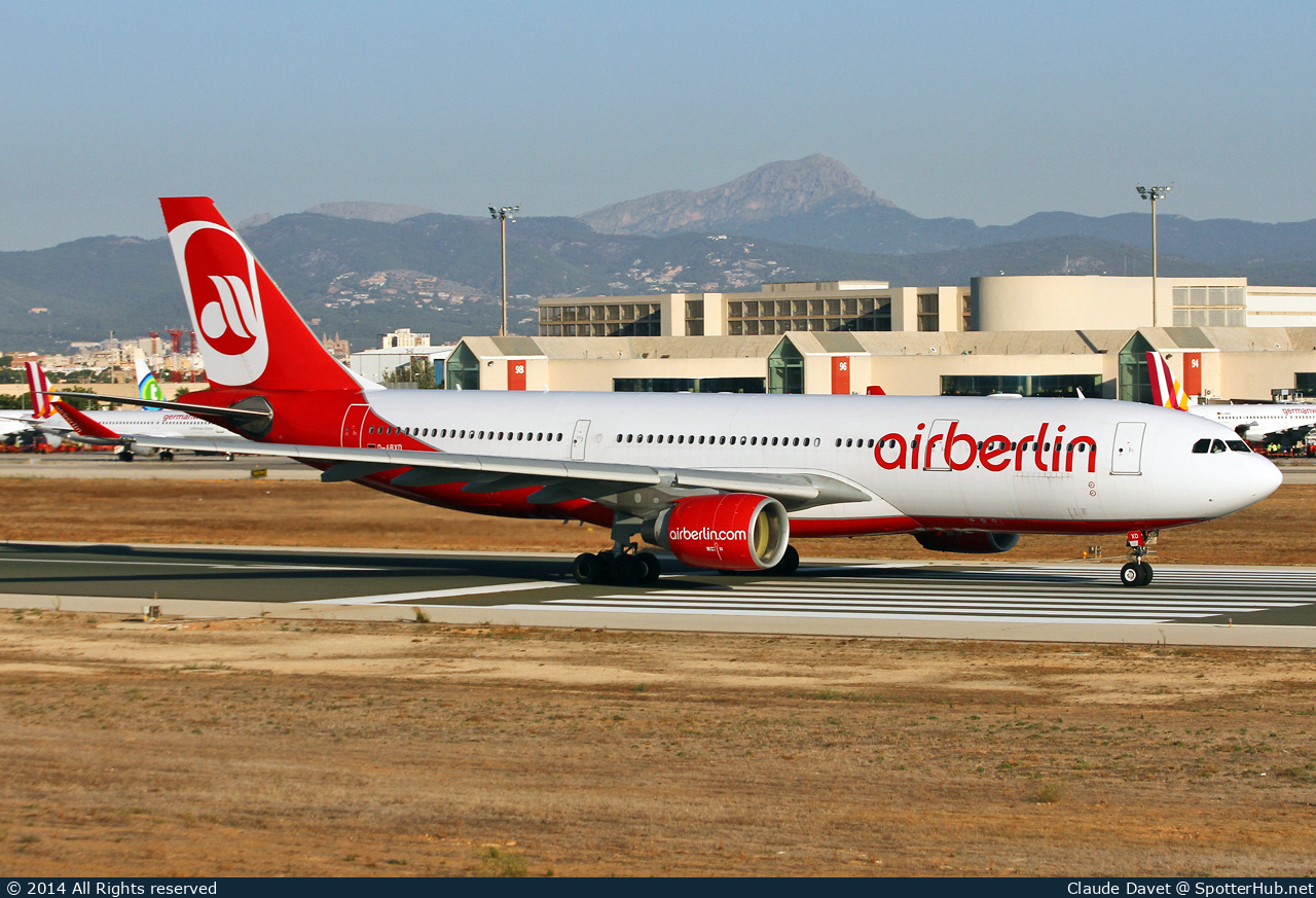 Photo of D-ABXD - Airbus A330-223 operated by Air Berlin