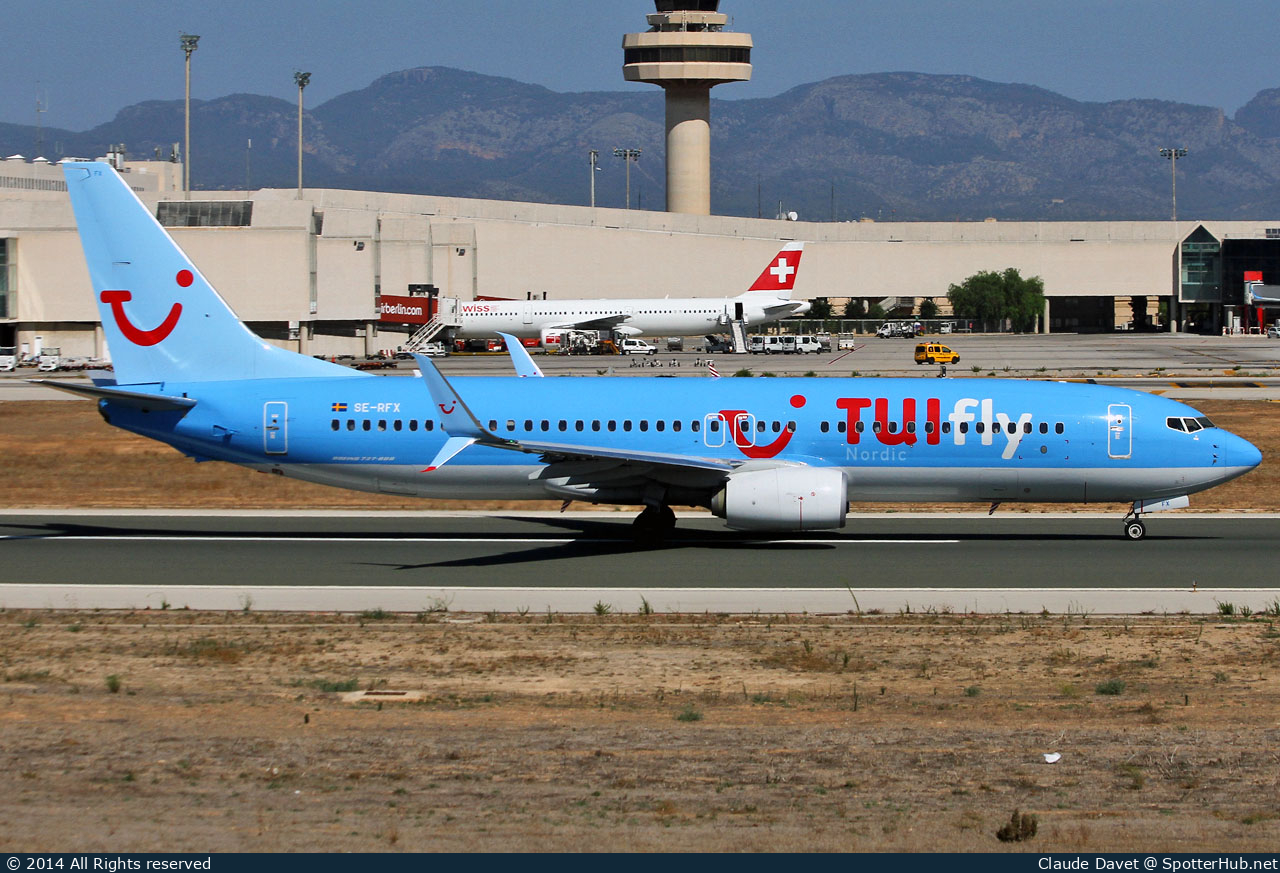 Photo of SE-RFX - Boeing 737-8K5 operated by TUIfly Nordic