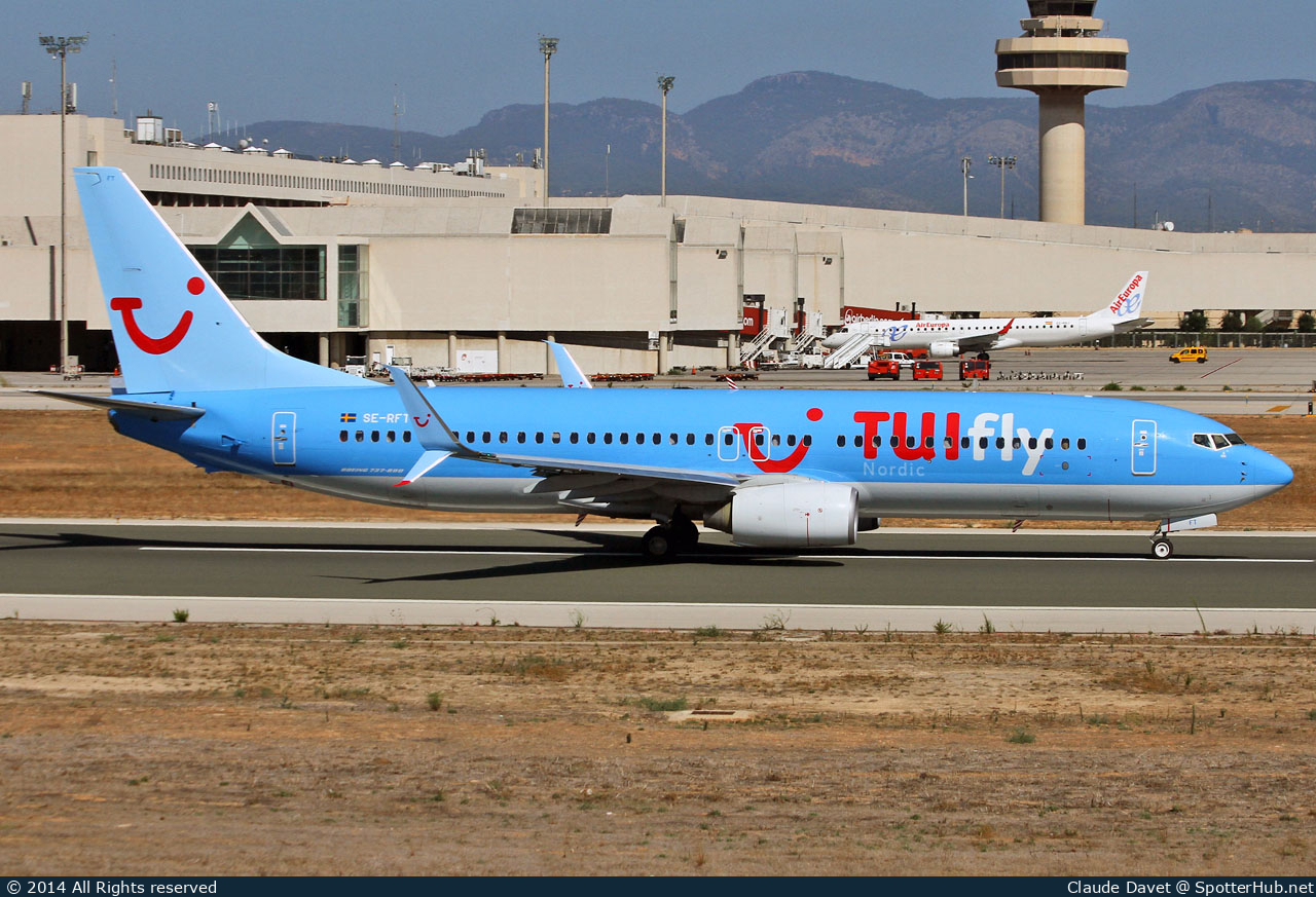 Photo of SE-RFT - Boeing 737-8K5 operated by TUIfly Nordic