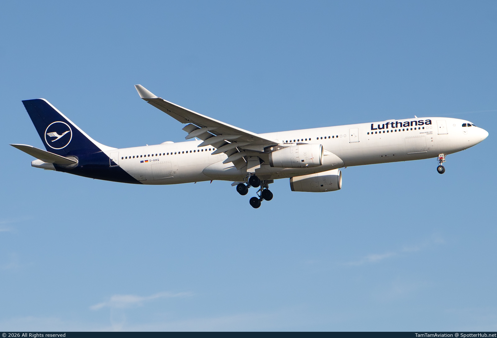 Photo of D-AIKQ - Airbus A330-343 operated by Lufthansa