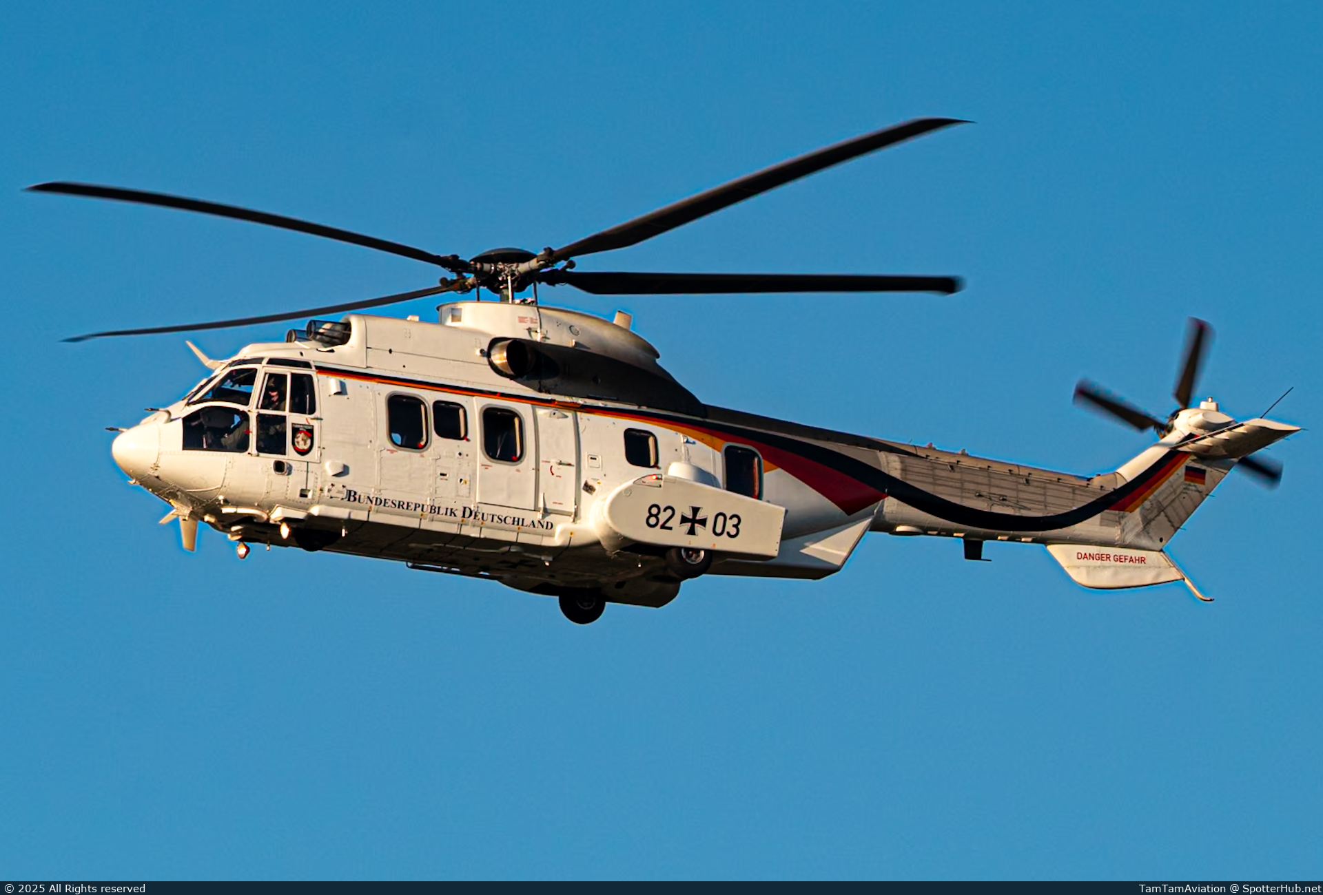 Photo of 82+03 - Eurocopter AS532U2 Cougar operated by German Air Force