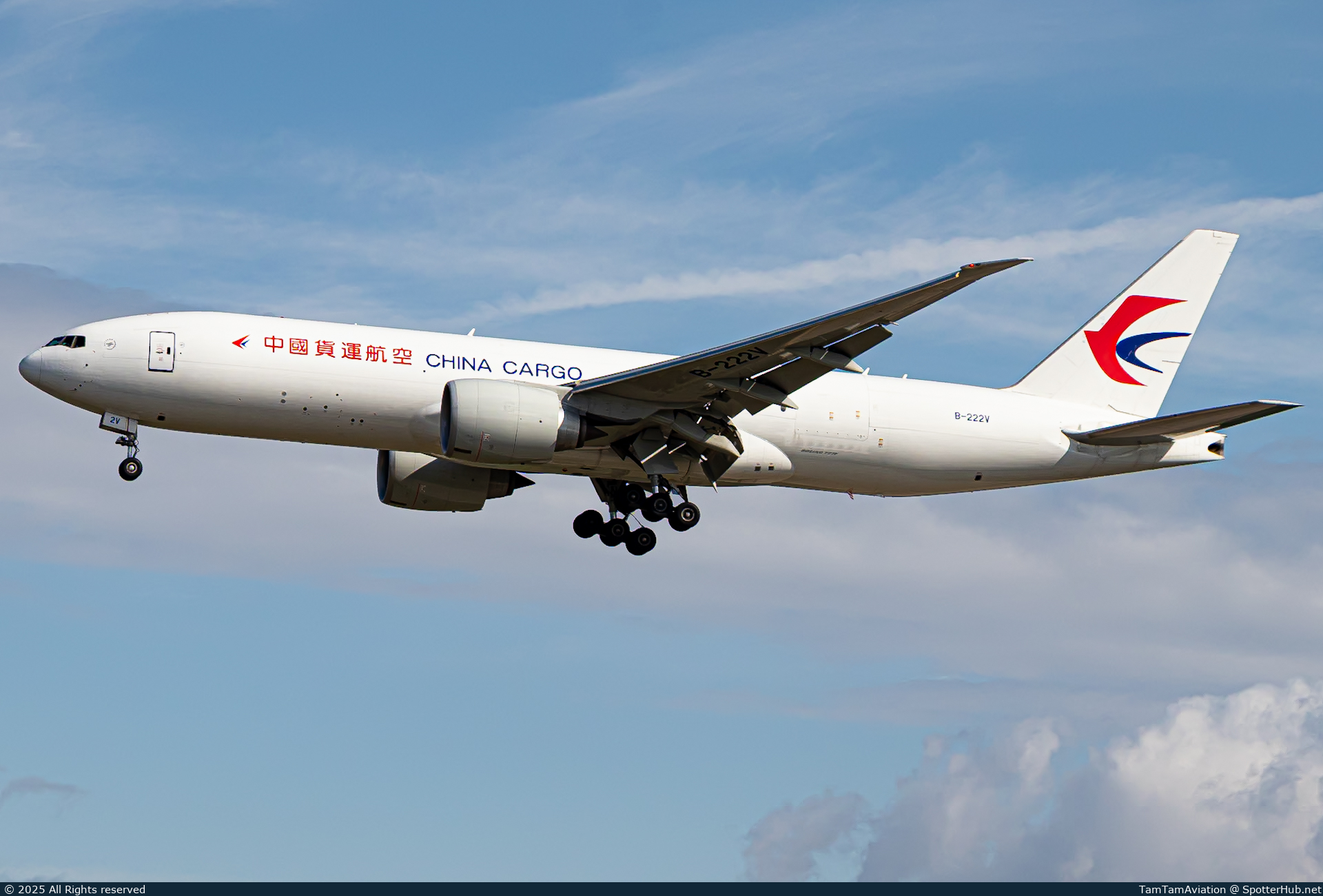Photo of B-222V - Boeing 777-F operated by China Cargo Airlines