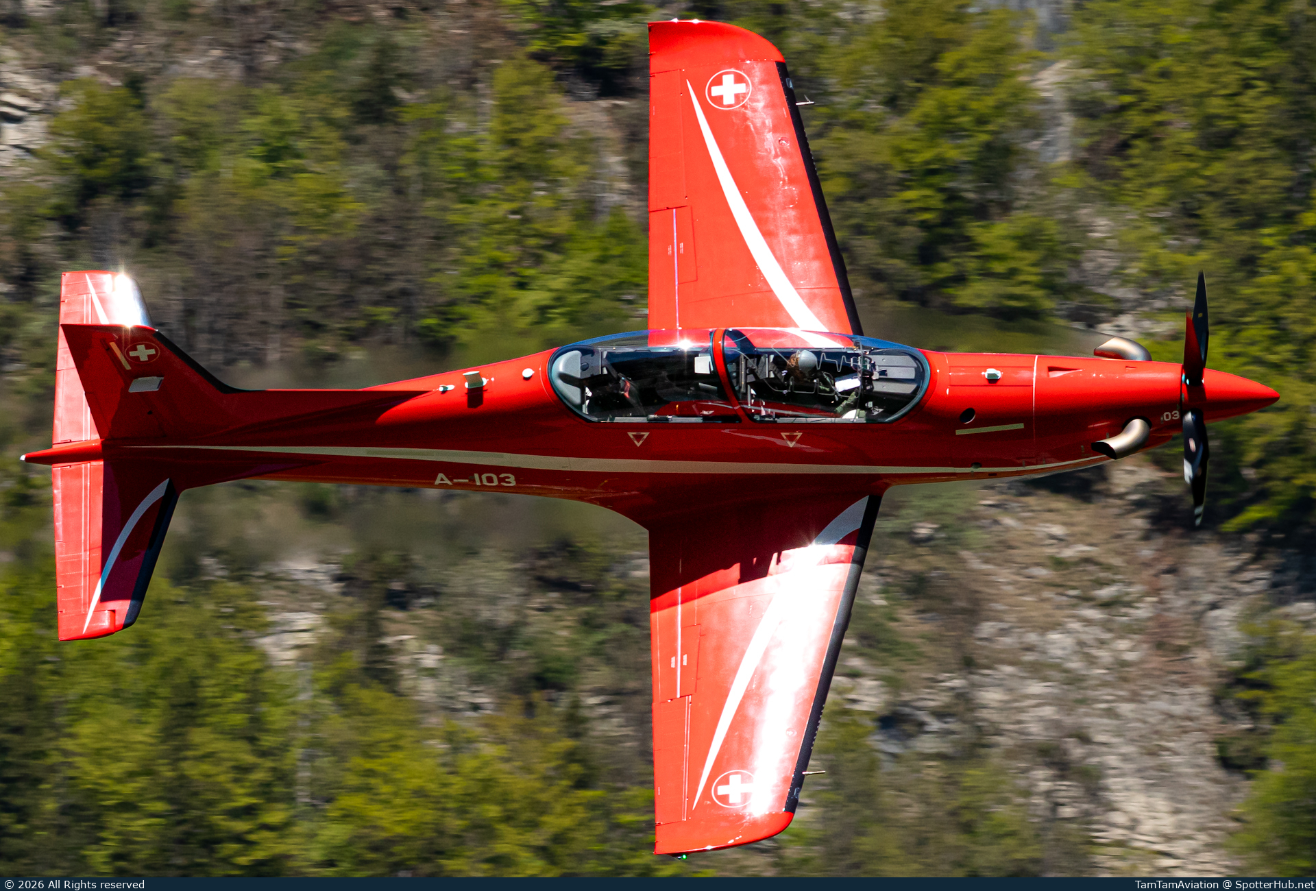 Photo of A-103 - Pilatus PC-21 operated by Swiss Air Force