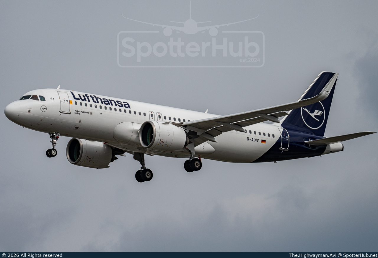 Photo of D-AINV - Airbus A320-271N operated by Lufthansa