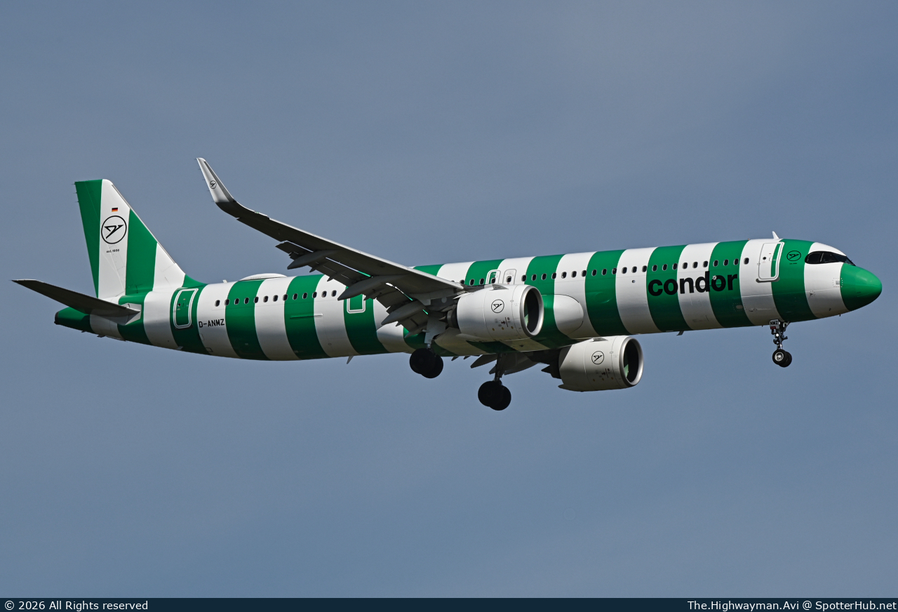 Photo of D-ANMZ - Airbus A321-271NX operated by Condor