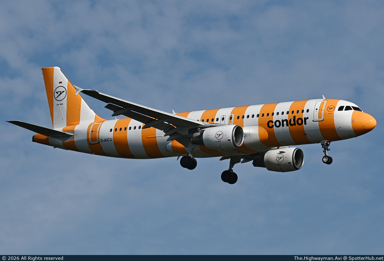Photo of D-AICU - Airbus A320-214 operated by Condor