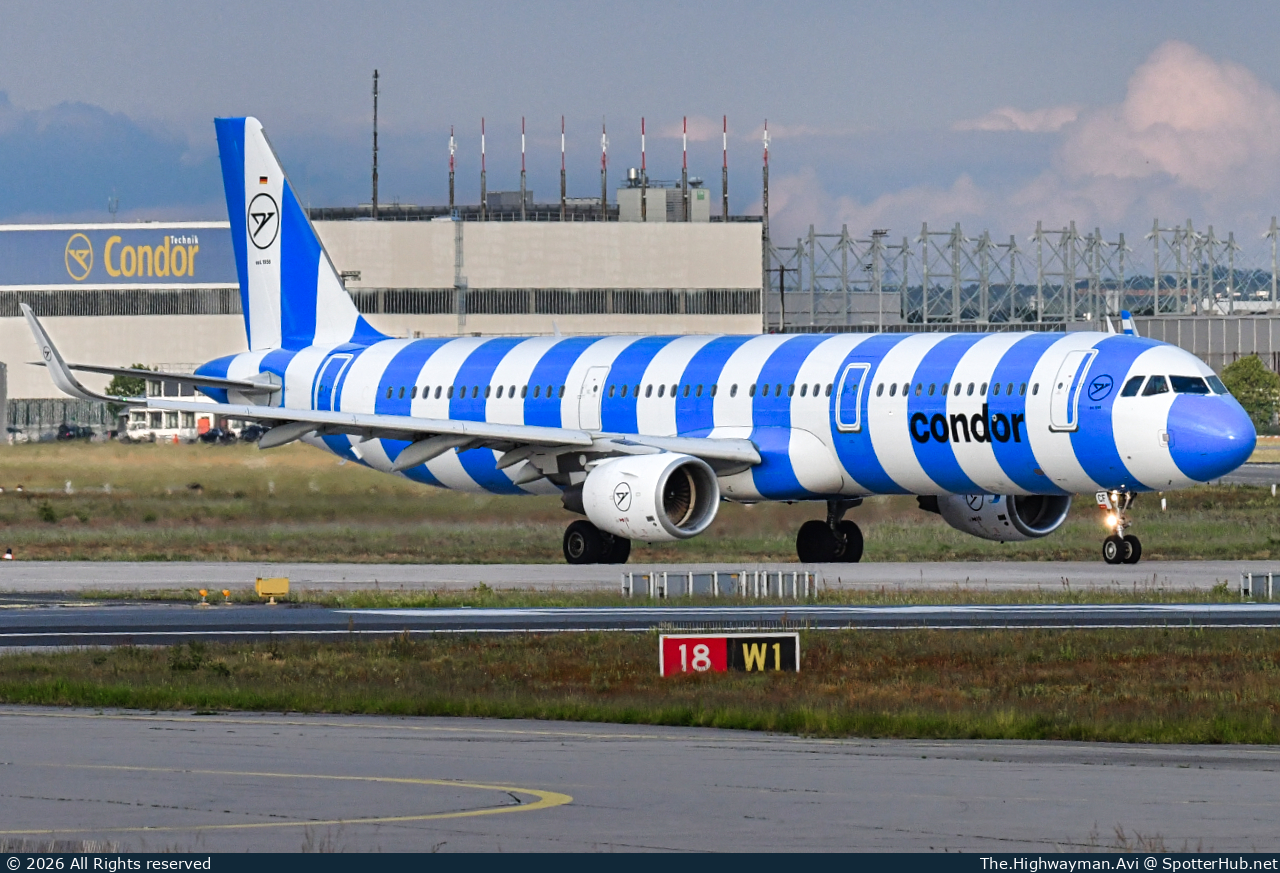 Photo of D-ATCF - Airbus A321-211 operated by Condor
