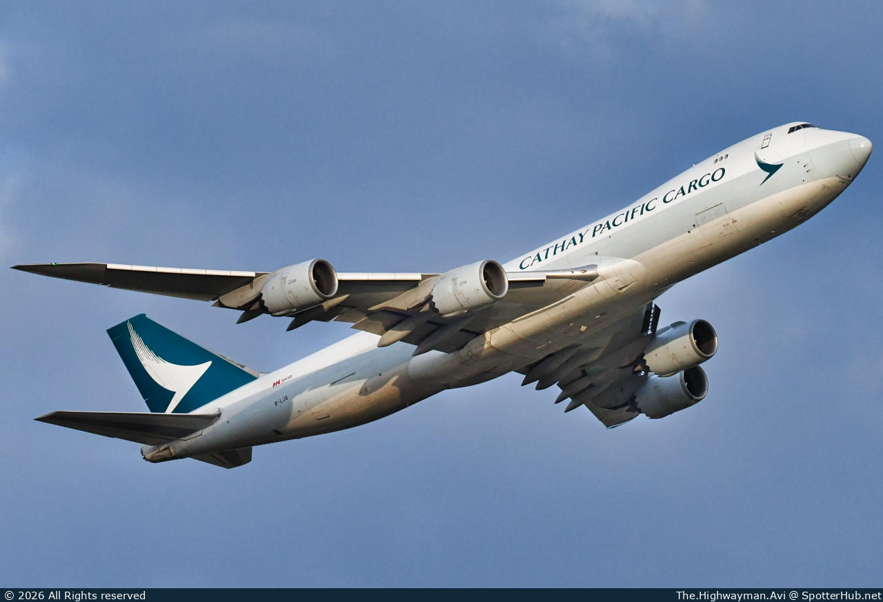 Photo of B-LJG - Boeing 747-867F operated by Cathay Pacific Cargo