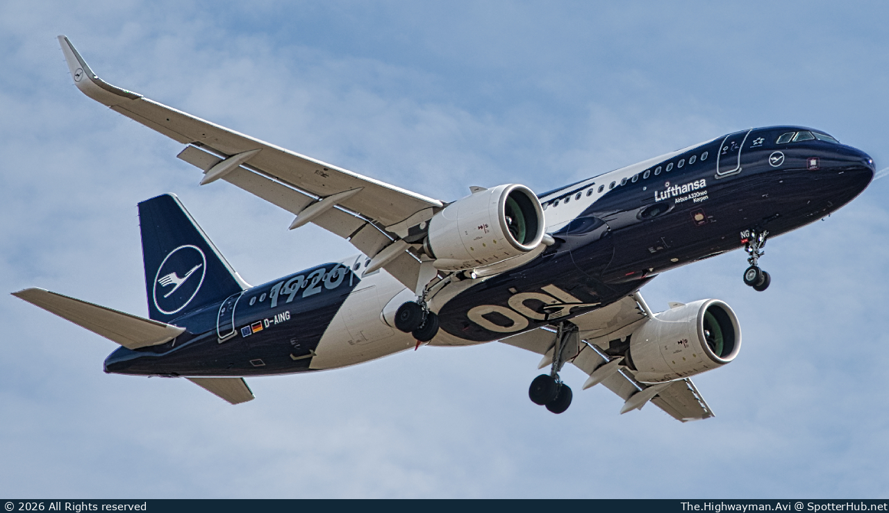 Photo of D-AING - Airbus A320-271N operated by Lufthansa