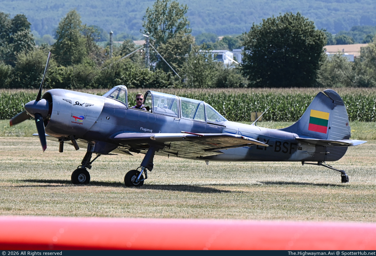 Photo of LY-BSF - Yakovlev Yak-52TW operated by Private