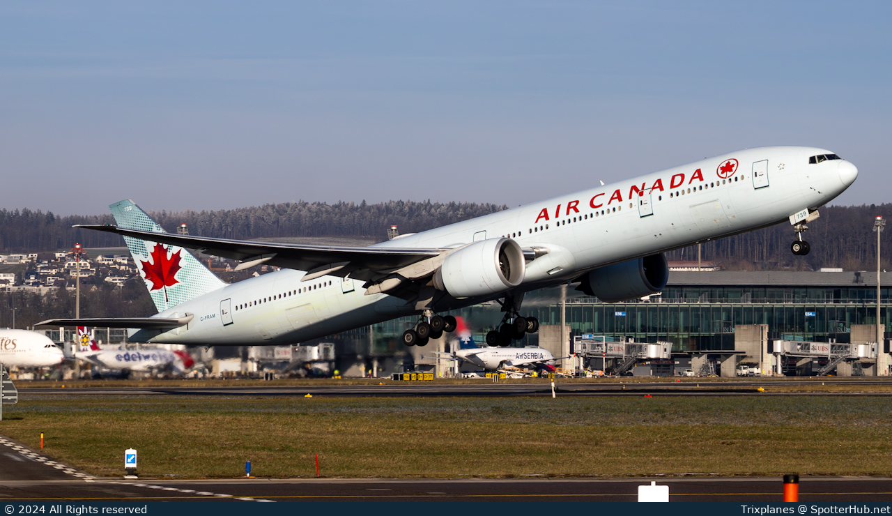 Photo of C-FRAM - Boeing 777-333(ER) operated by Air Canada