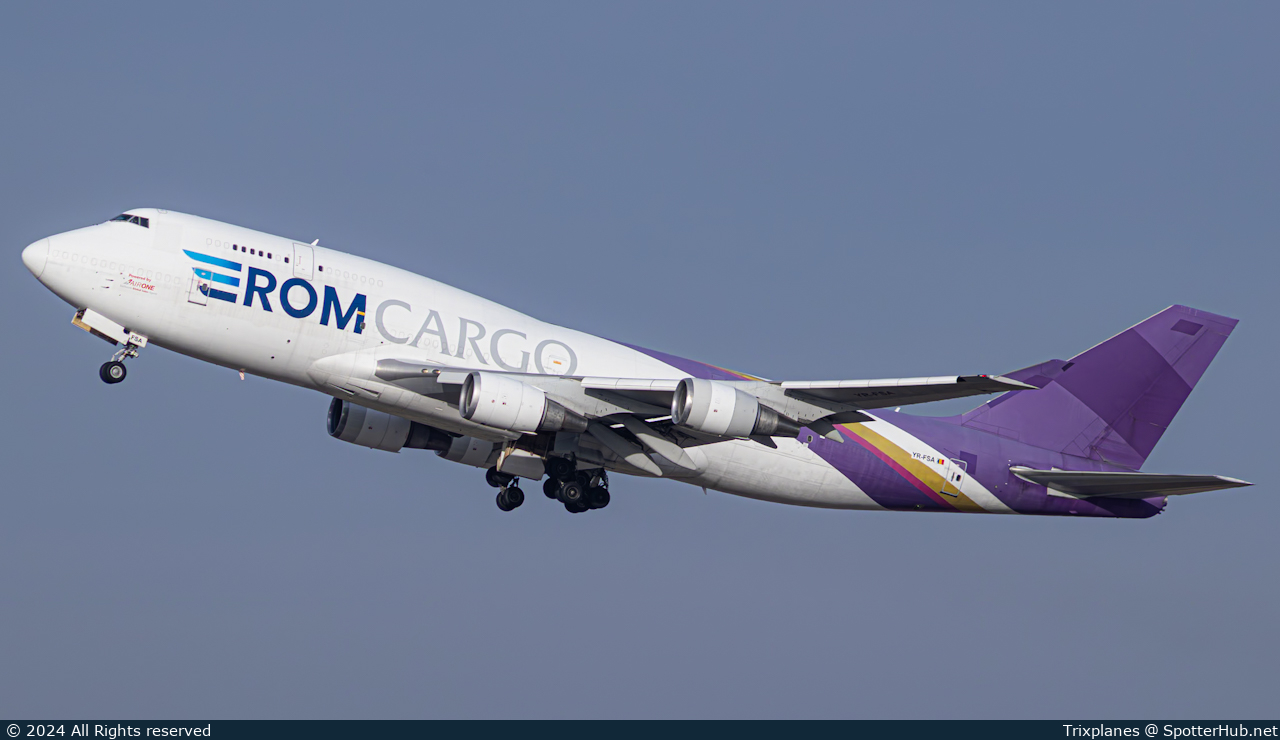 Photo of YR-FSA - Boeing 747-4D7(BCF) operated by ROM Cargo Airlines