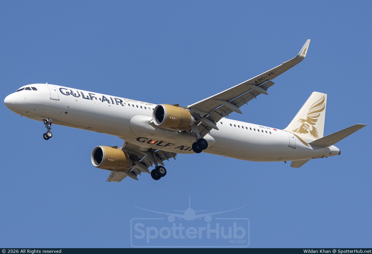 Photo of A9C-XE - Airbus A321-253NX operated by Gulf Air