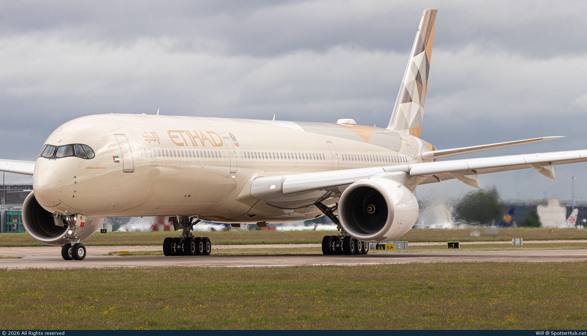 Photo of A6-XWJ - Airbus A350-1041 operated by Etihad Airways