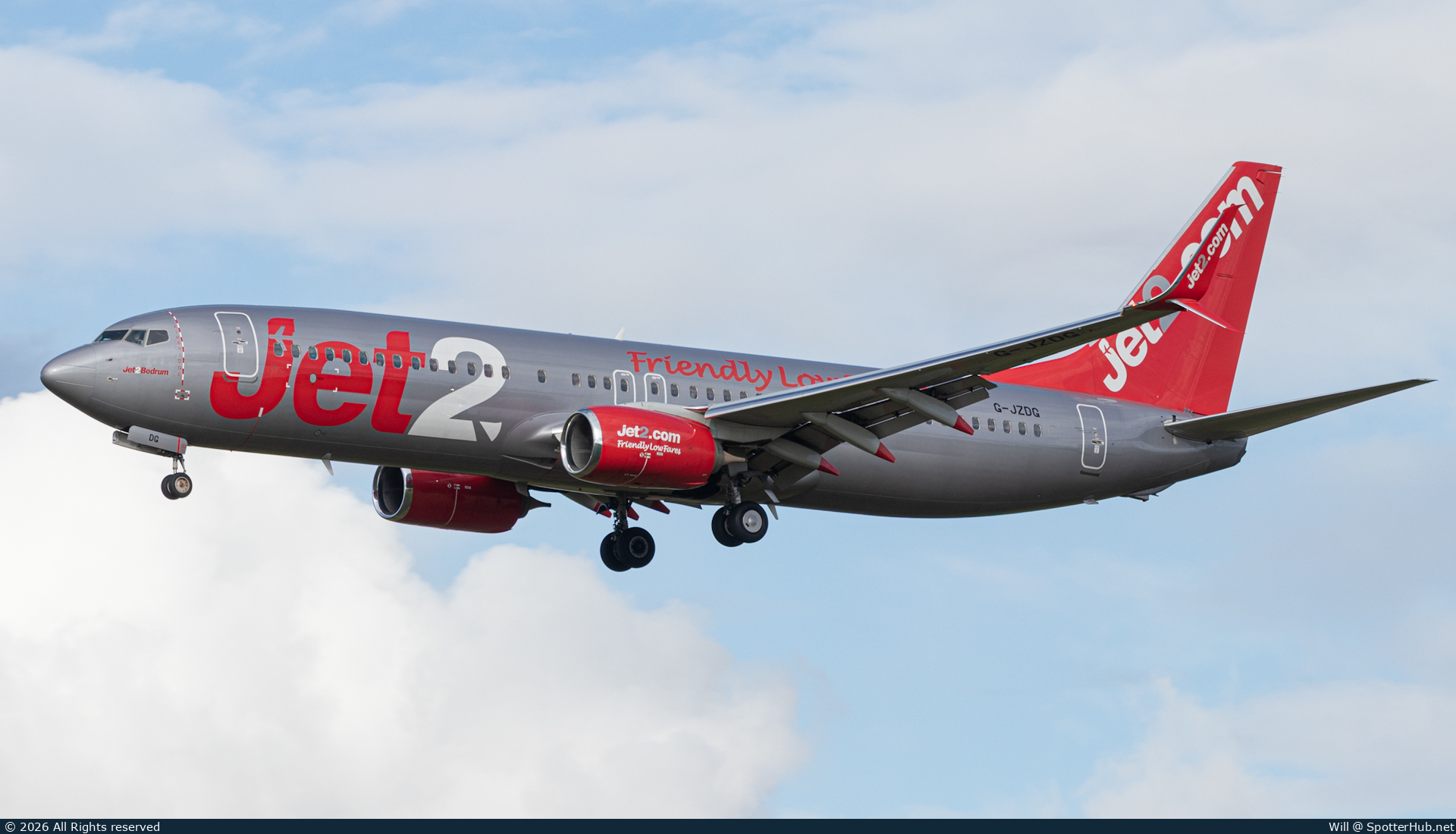 Photo of G-JZDG - Boeing 737-8H6 operated by Jet2