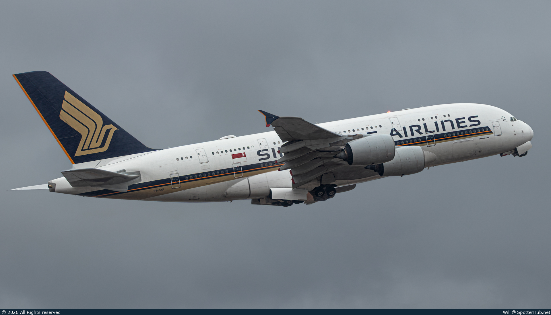 Photo of 9V-SKP - Airbus A380-841 operated by Singapore Airlines