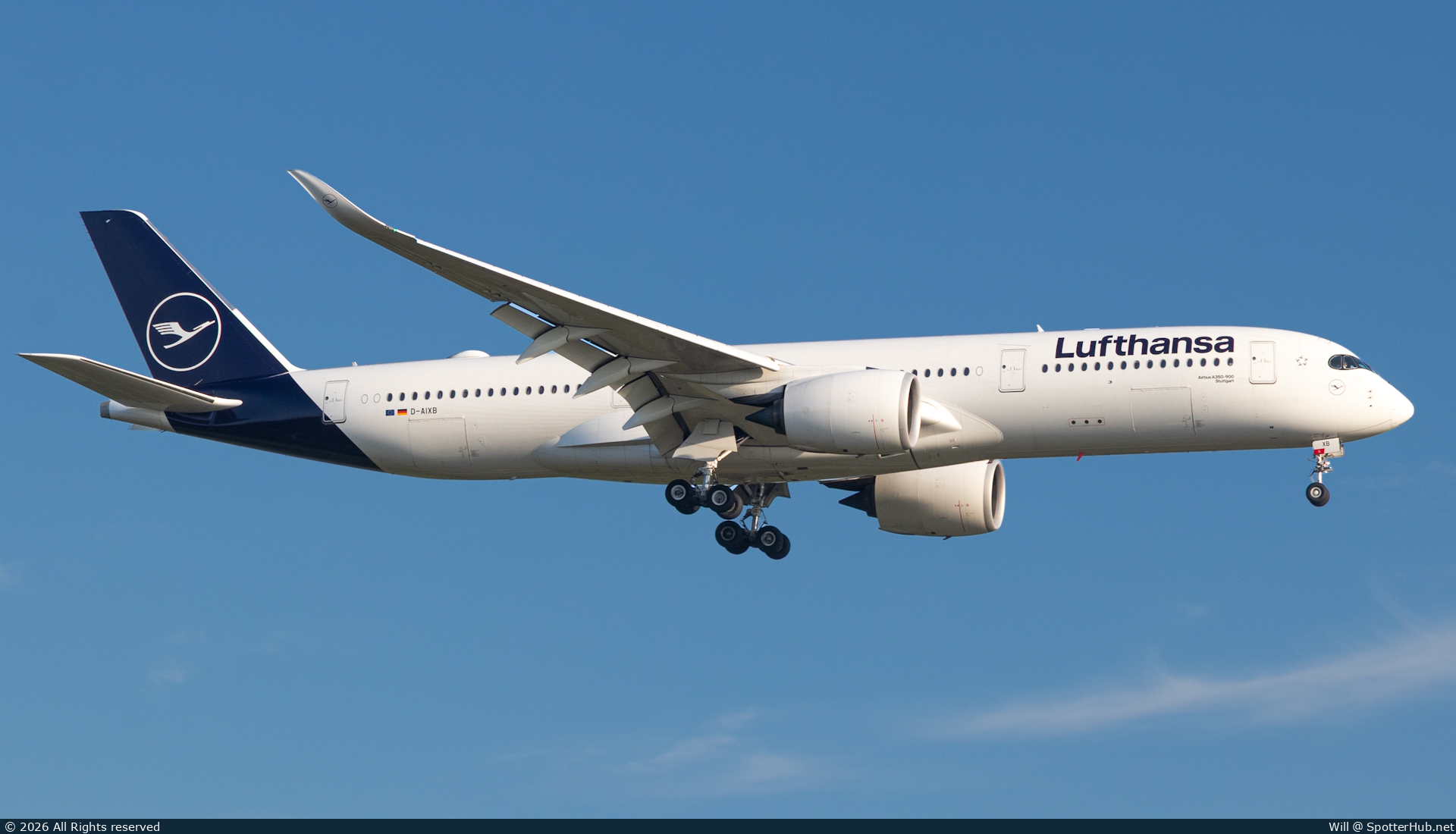 Photo of D-AIXB - Airbus A350-941 operated by Lufthansa