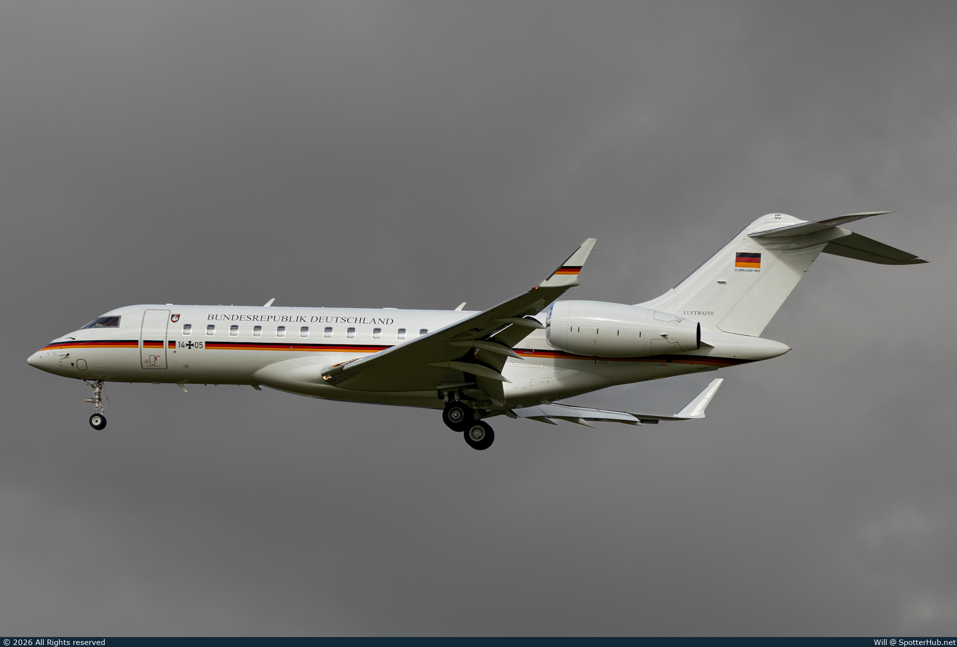 Photo of 14+05 - Bombardier Global 6000 operated by German Air Force