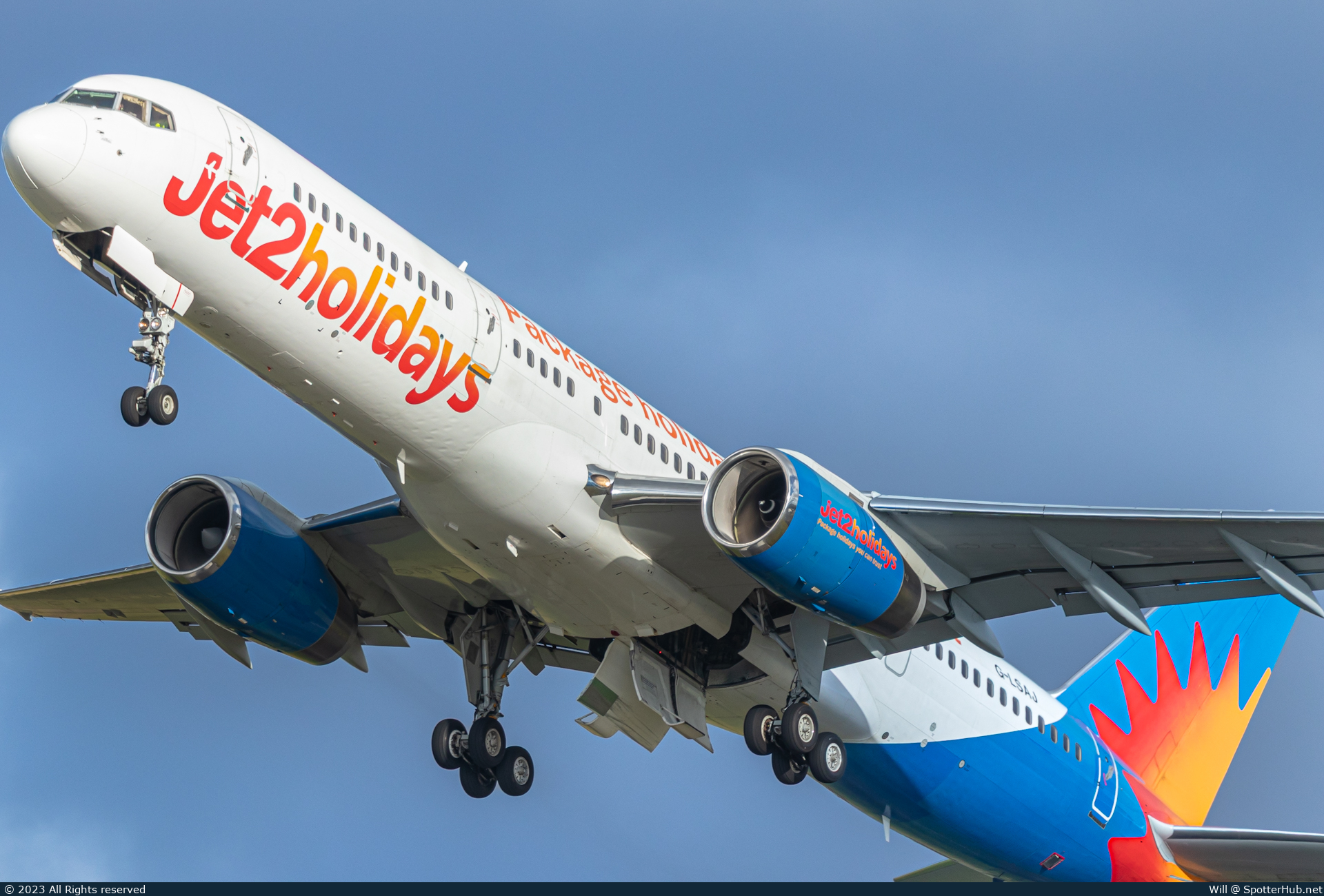 Photo of G-LSAJ - Boeing 757-236 operated by Jet2