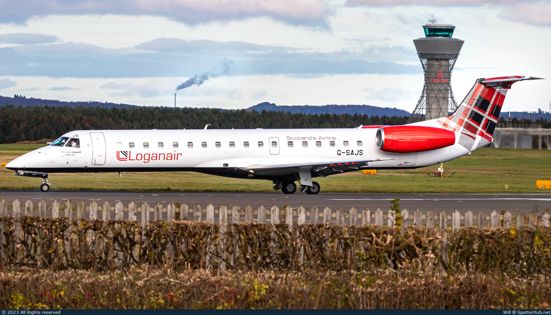Photo of G-SAJS - Embraer ERJ-145EP operated by Loganair