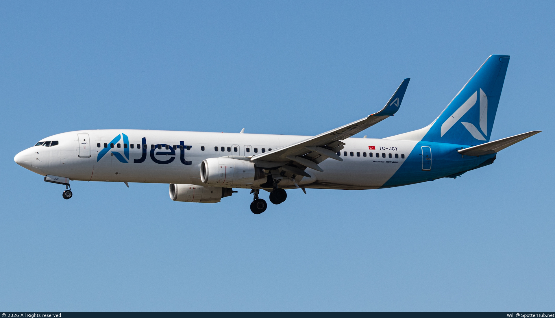 Photo of TC-JGY - Boeing 737-8F2 operated by AJet