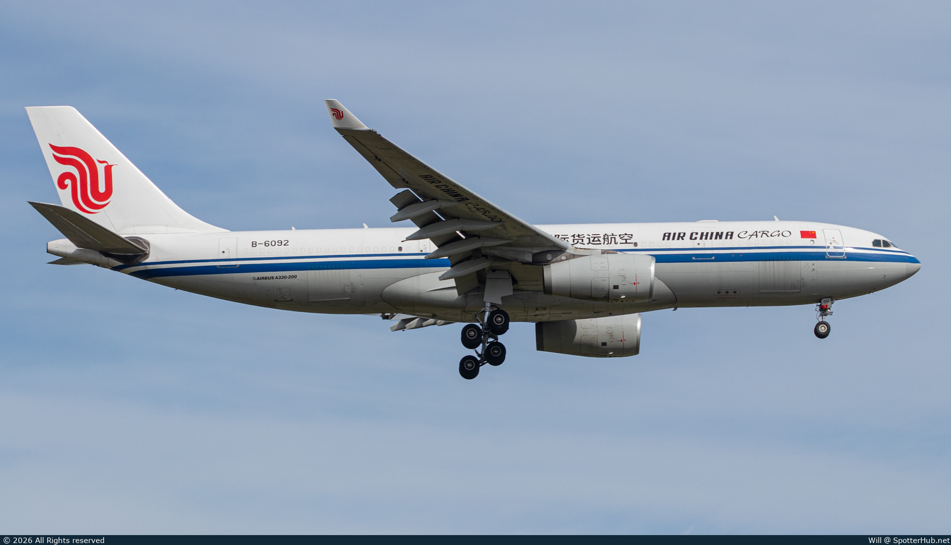 Photo of B-6092 - Airbus A330-243(P2F) operated by Air China Cargo