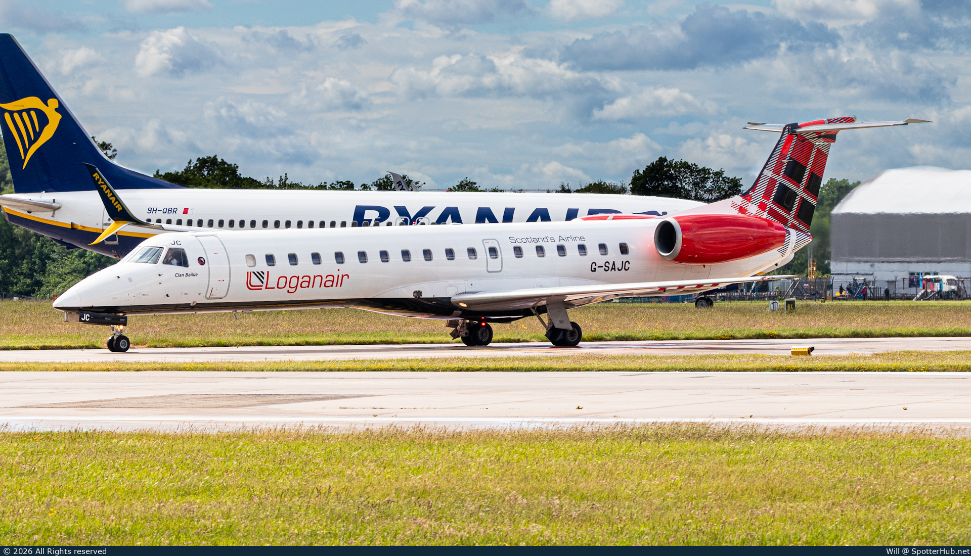 Photo of G-SAJC - Embraer ERJ-145EP operated by Loganair