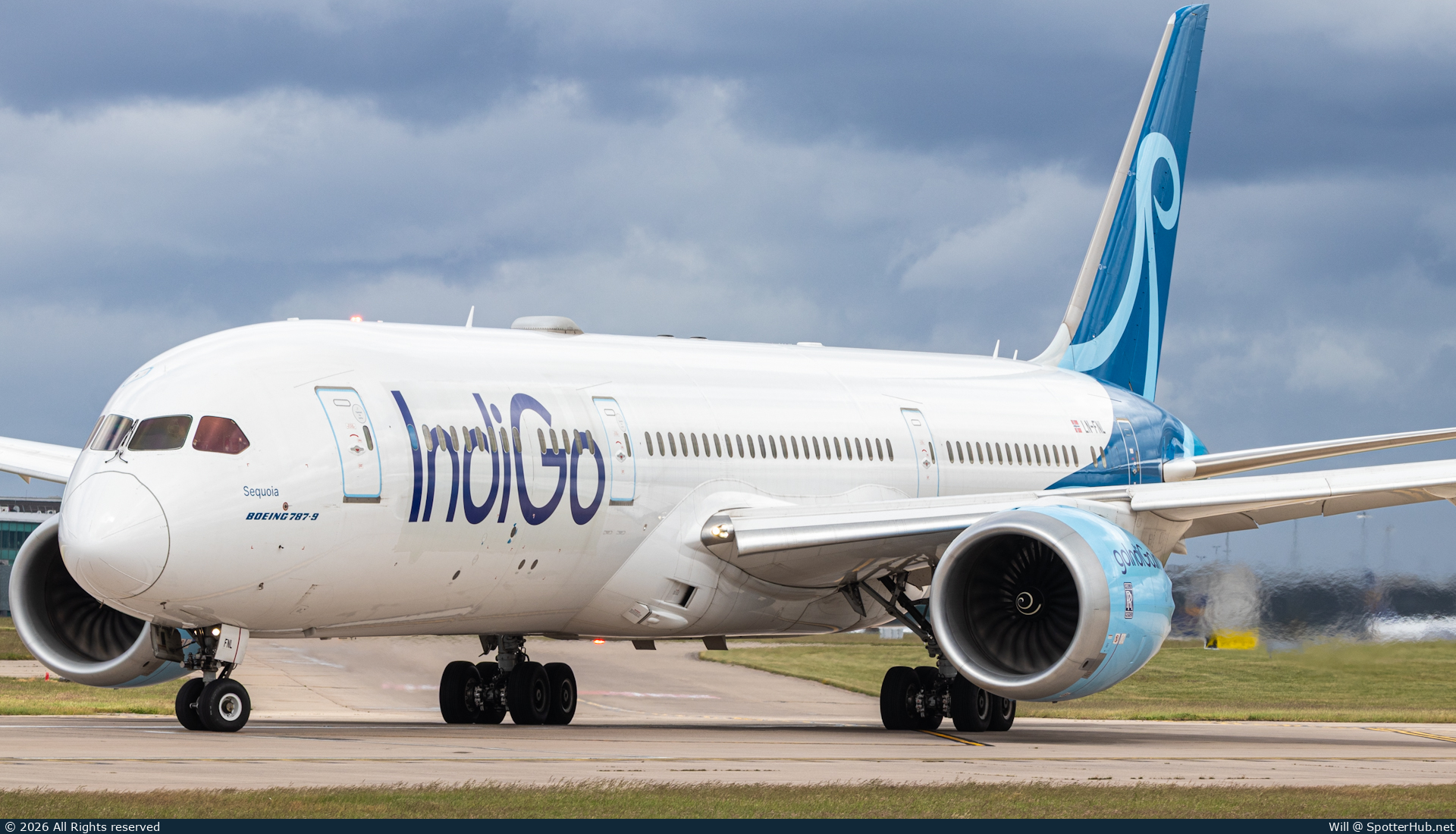 Photo of LN-FNL - Boeing 787-9 Dreamliner operated by IndiGo (opb Norse Atlantic Airways)