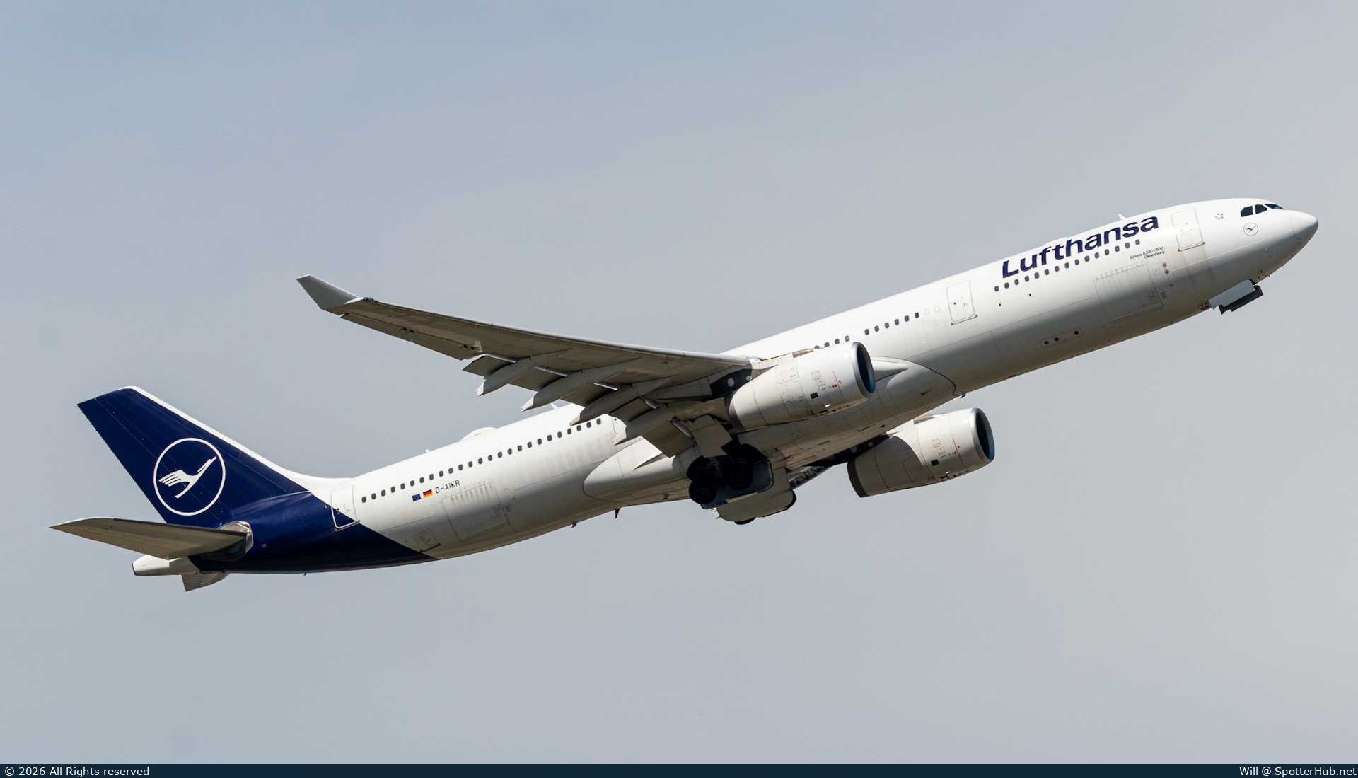 Photo of D-AIKR - Airbus A330-343 operated by Lufthansa
