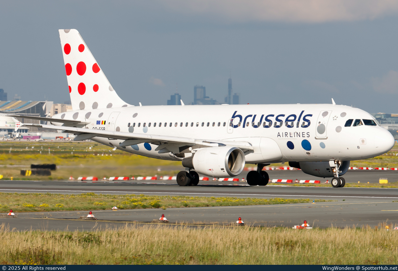 Photo of OO-SSB - Airbus A319-111 operated by Brussels Airlines