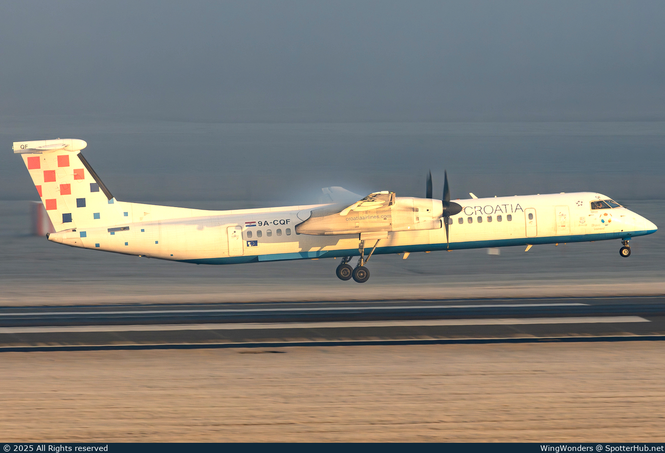 Photo of 9A-CQF - Bombardier DHC-8-402 Dash 8 Q400 operated by Croatia Airlines