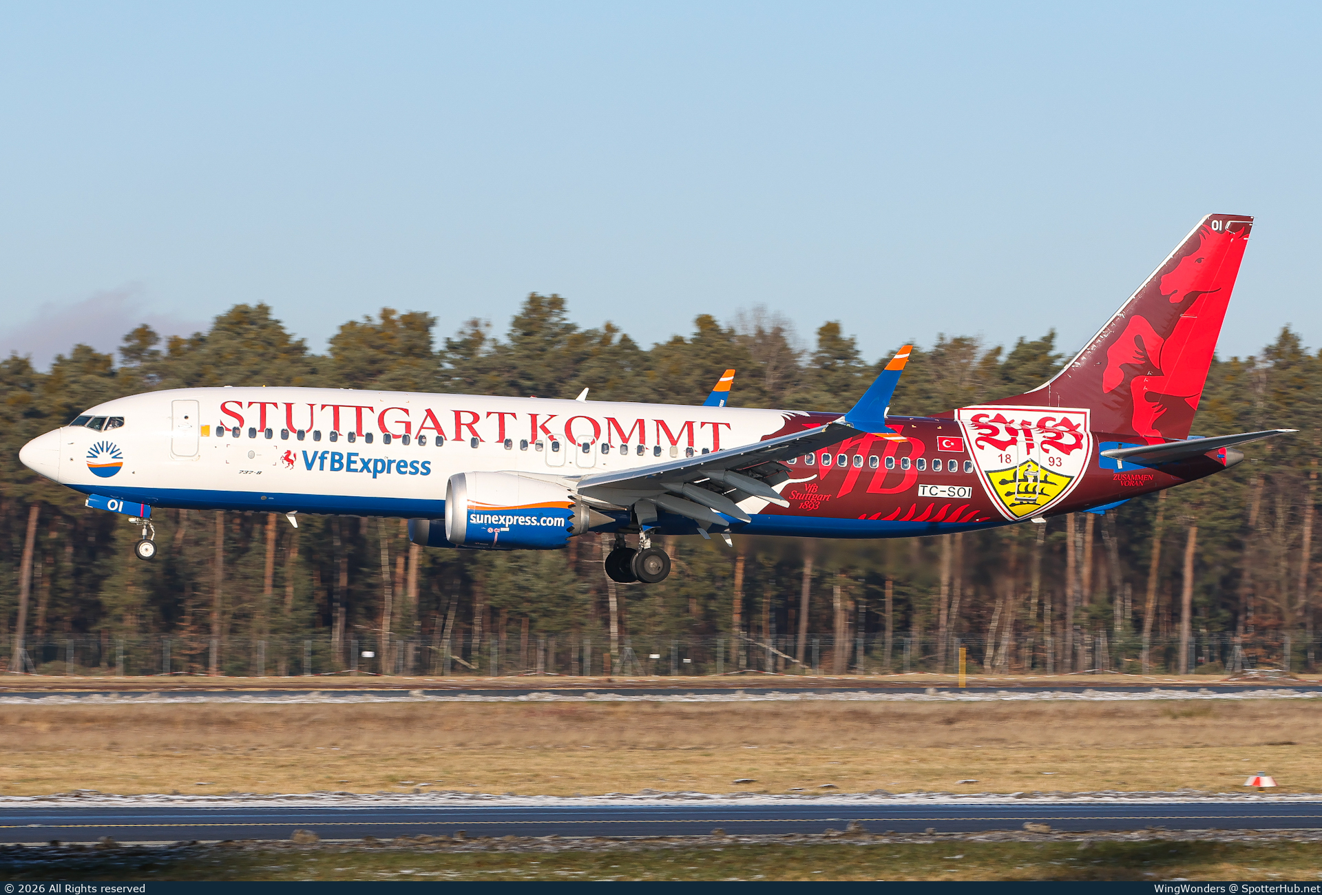 Photo of TC-SOI - Boeing 737 MAX 8 operated by SunExpress