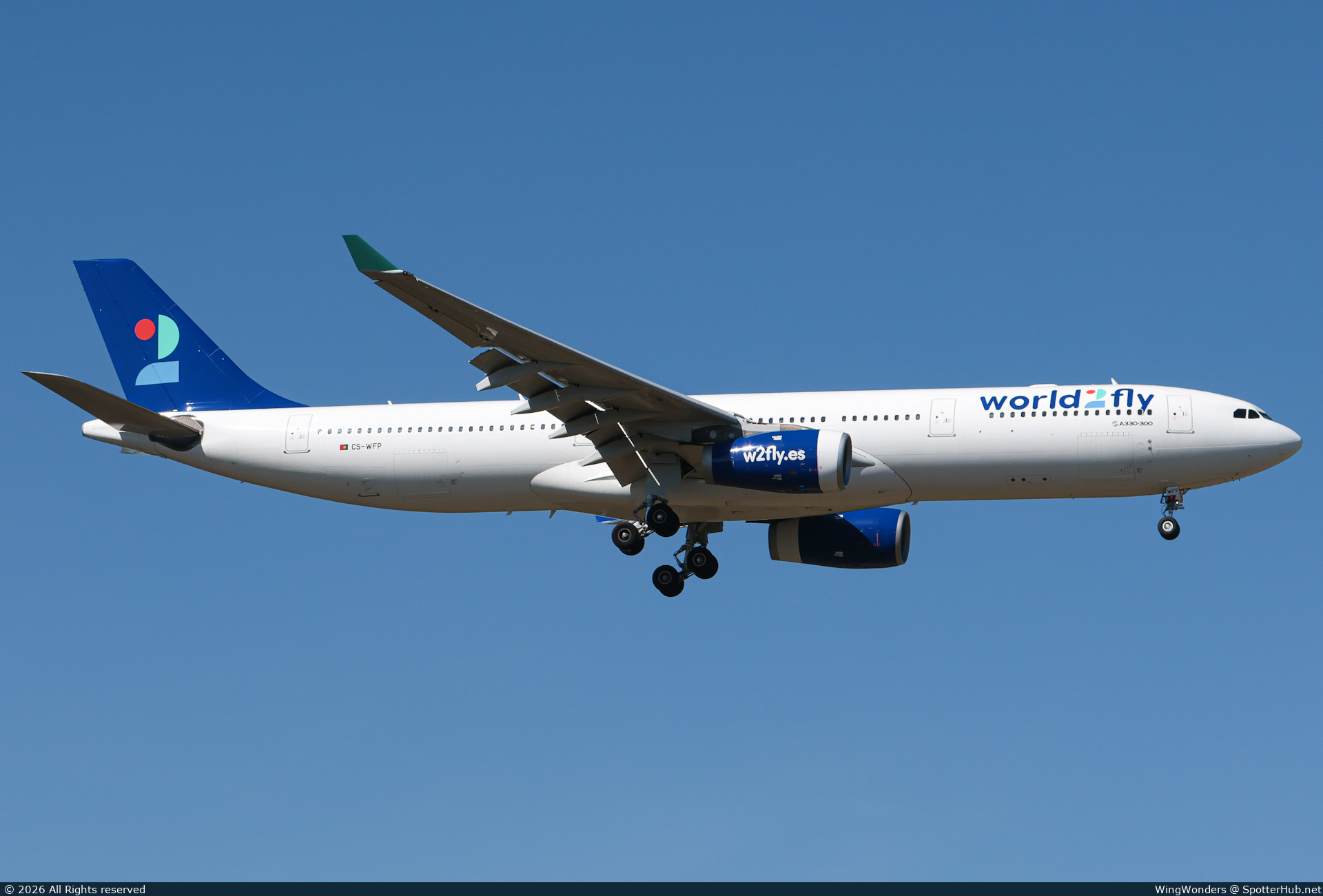 Photo of CS-WFP - Airbus A330-343 operated by World2Fly Portugal