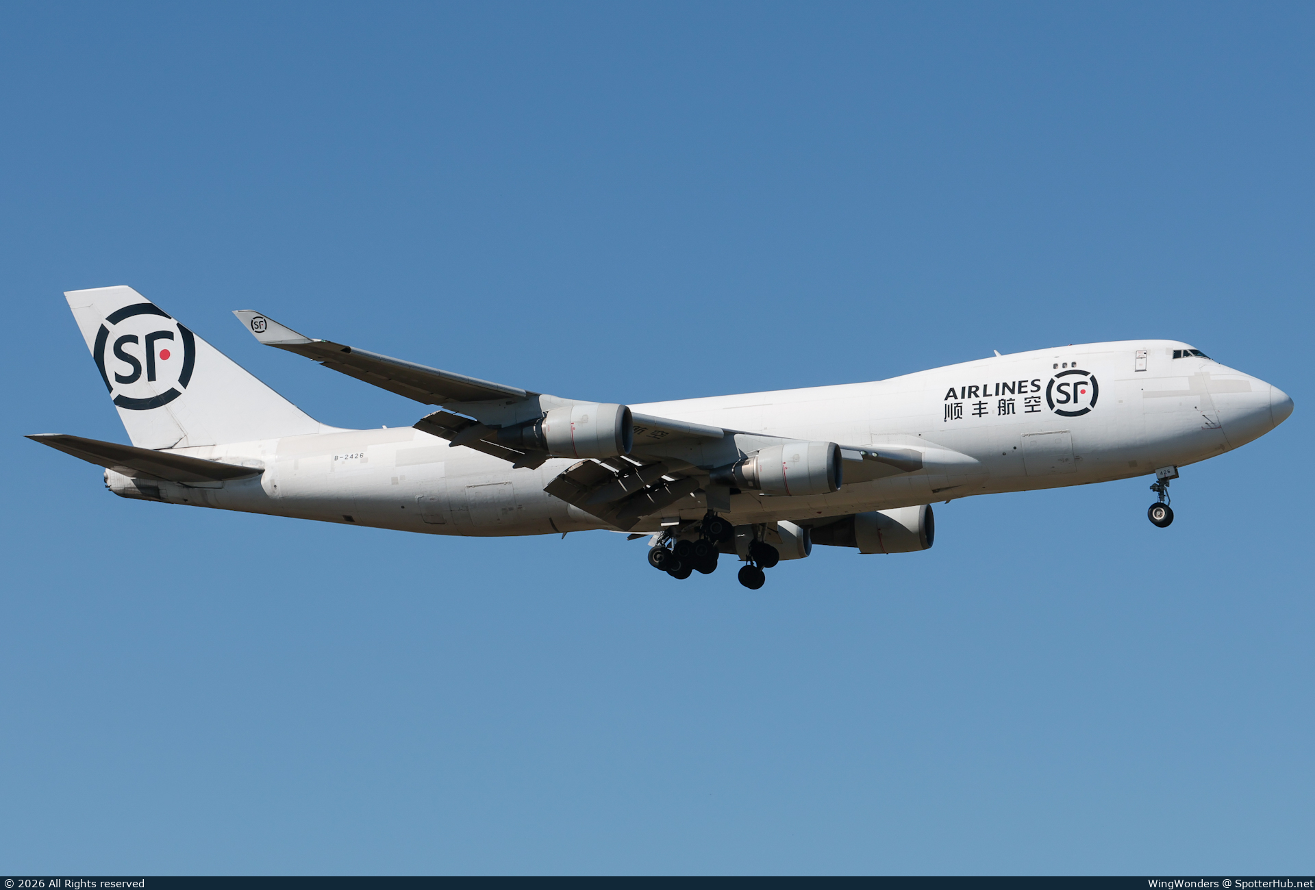 Photo of B-2426 - Boeing 747-40BF(ER) operated by SF Airlines