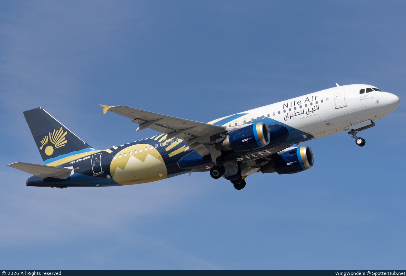 Photo of SU-BQR - Airbus A320-214 operated by Nile Air