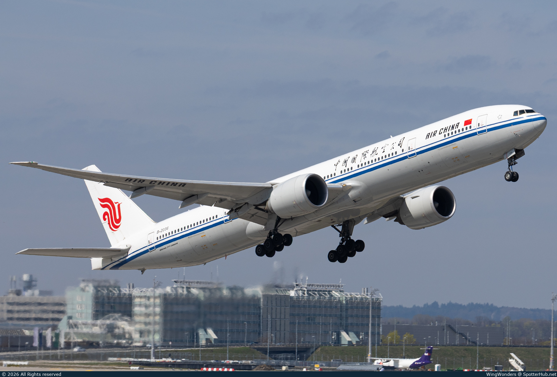 Photo of B-2036 - Boeing 777-39L(ER) operated by Air China